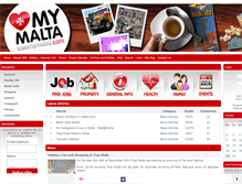 Tablet Screenshot of lovemymalta.com